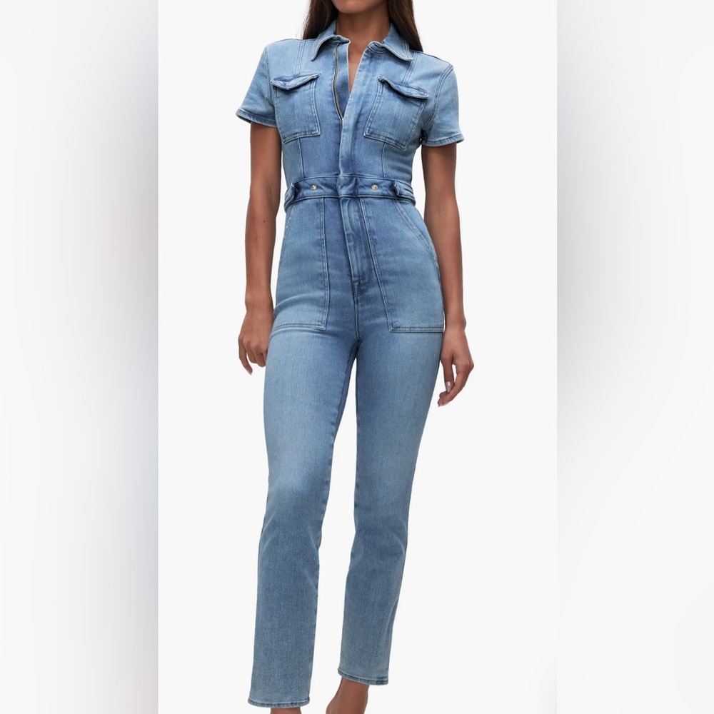 Good American Denim Jumpsuit